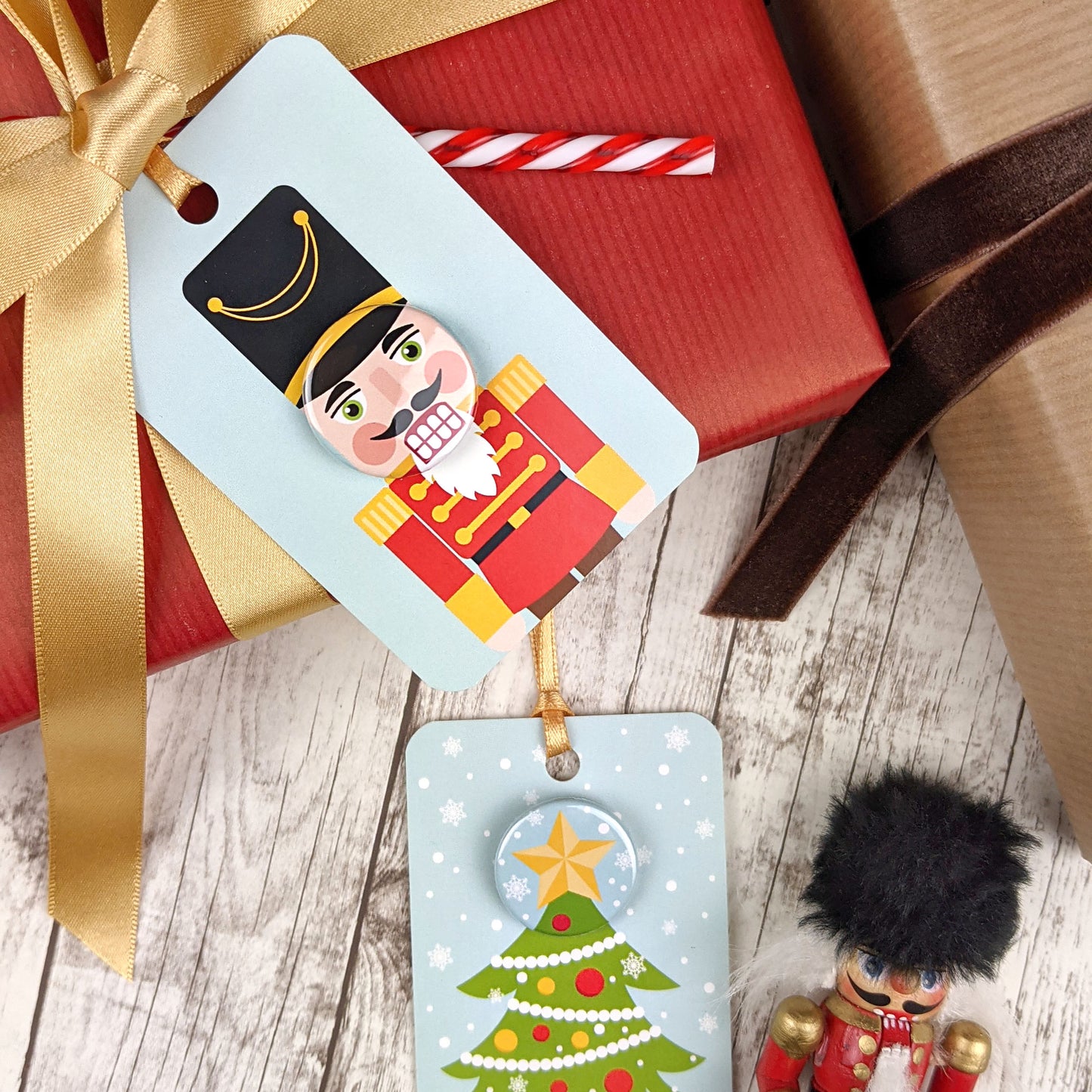 Nutcracker Christmas Gift Tags
