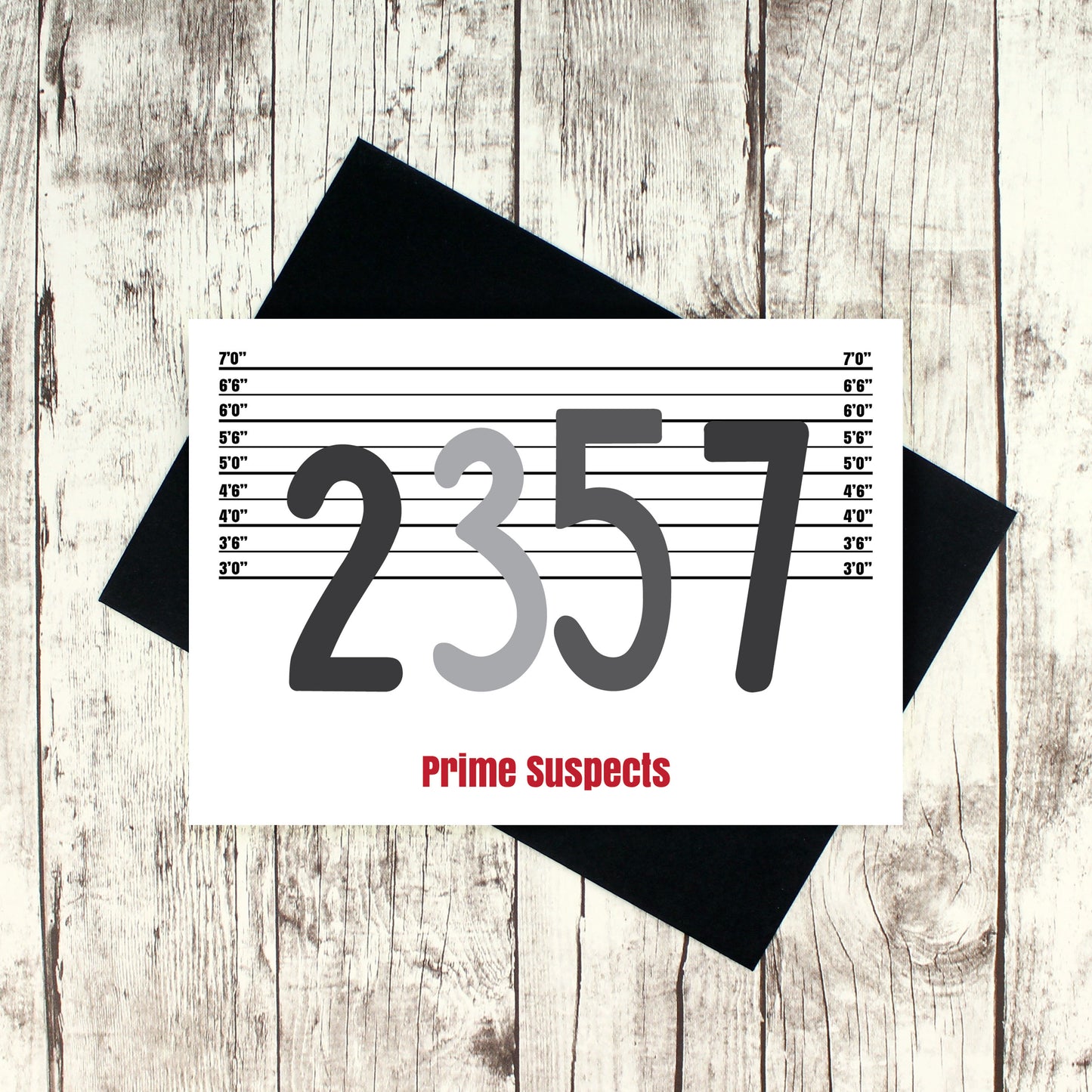 Prime suspects card