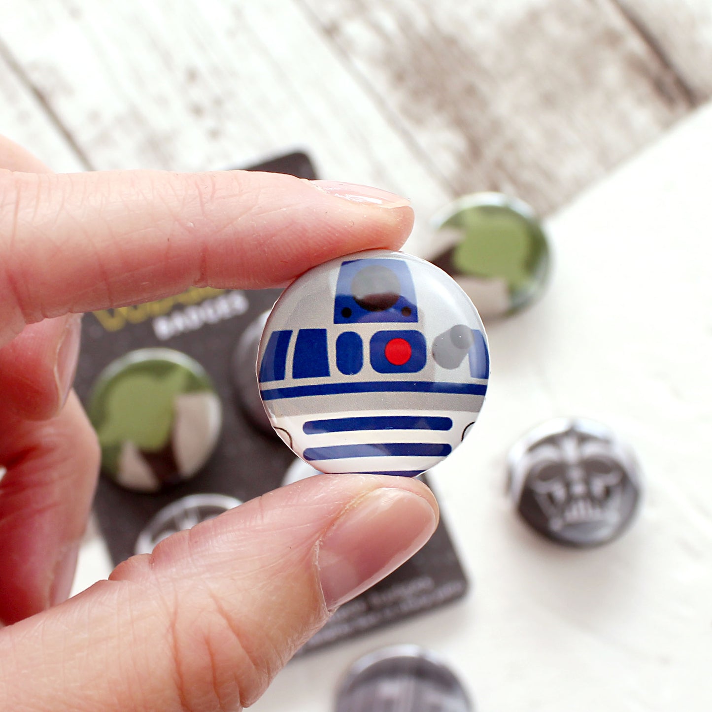 R2D2 badge