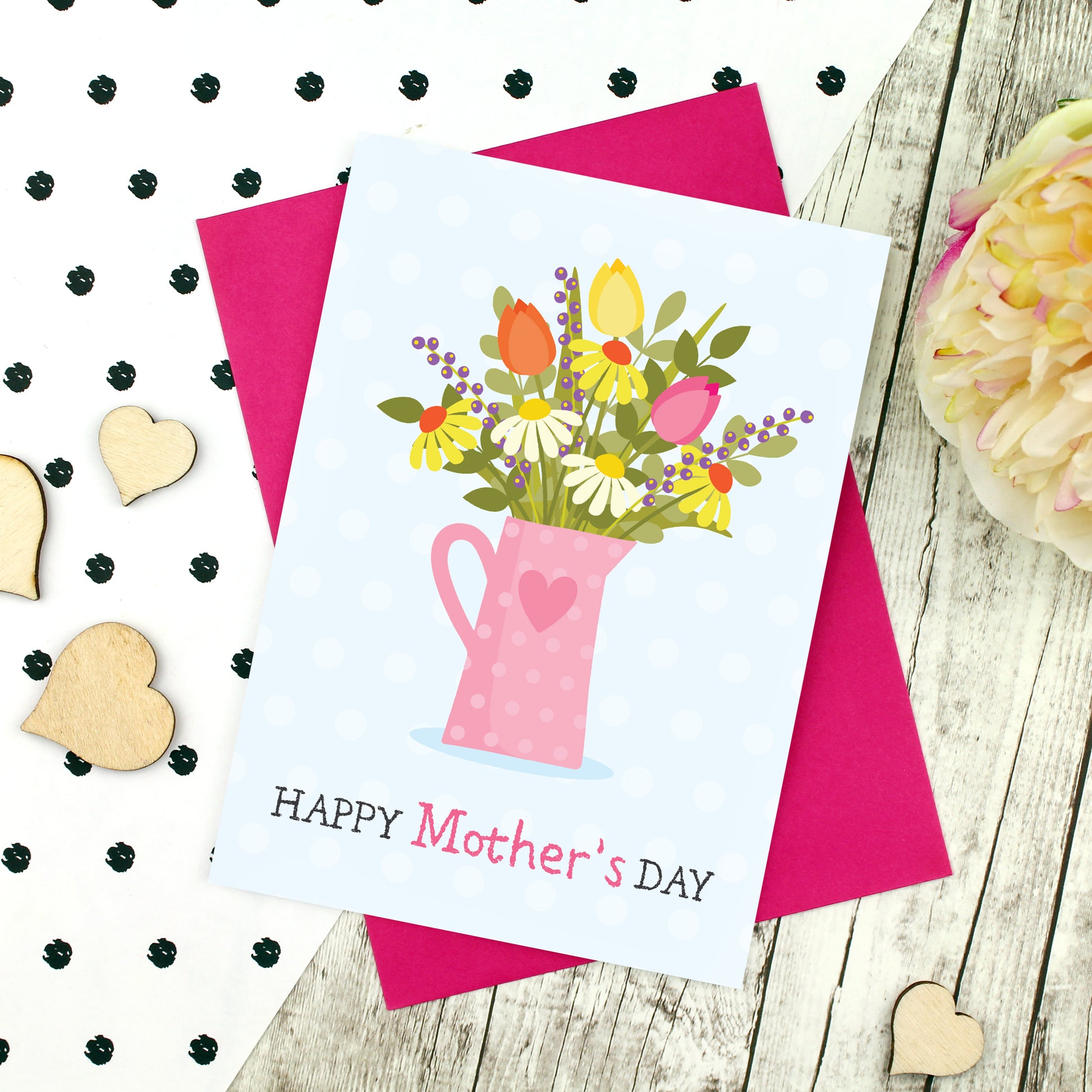Happy Mother's Day card with flowers