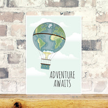 Load image into Gallery viewer, Adventure awaits wall art