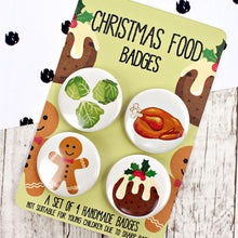 Load image into Gallery viewer, Christmas food badges