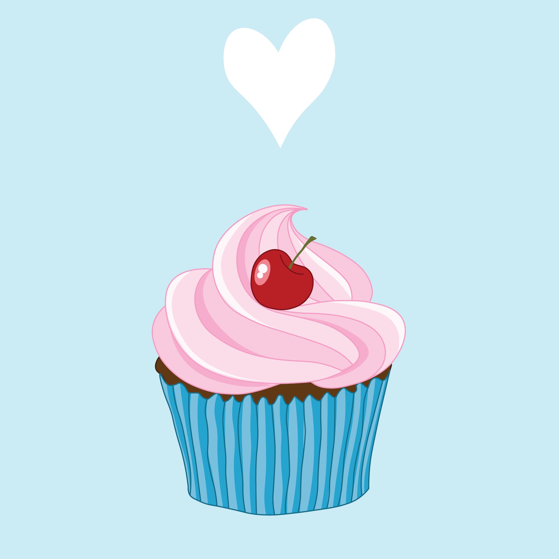 Close up of cupcake with pink frosting