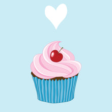 Load image into Gallery viewer, Close up of cupcake with pink frosting