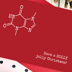Theobromine Christmas card