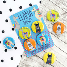 Load image into Gallery viewer, llama badges