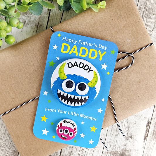 Happy Father's Day Daddy from your little monsters