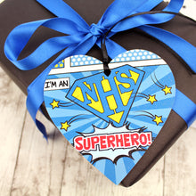 Load image into Gallery viewer, NHS superhero gift tag