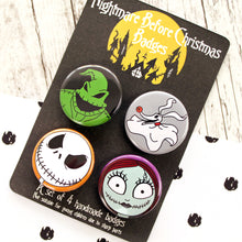 Load image into Gallery viewer, Nightmare before Christmas badges