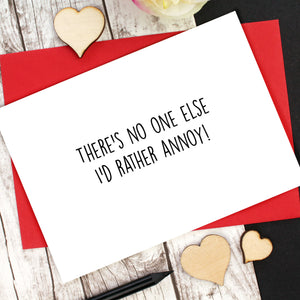 Funny Valentine's Day card