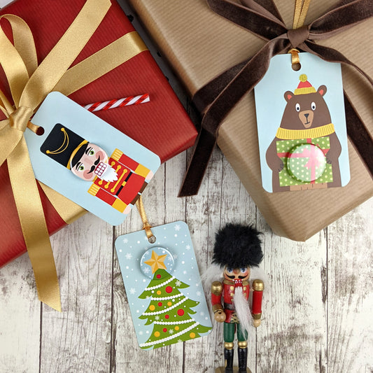Nutcracker Christmas Gift Tags