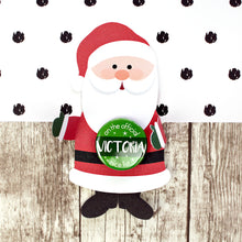 Load image into Gallery viewer, Santa with an official nice list badge