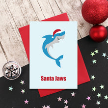 Load image into Gallery viewer, Santa Jaws Christmas Card