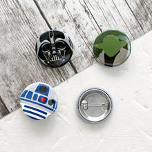 Load image into Gallery viewer, Star Wars Badges – Set of Four