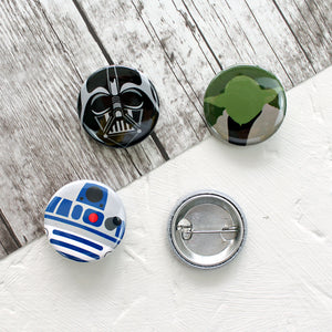 Star Wars Badges – Set of Four