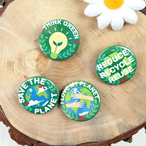 four environmental badges