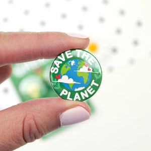 Save the planet badge