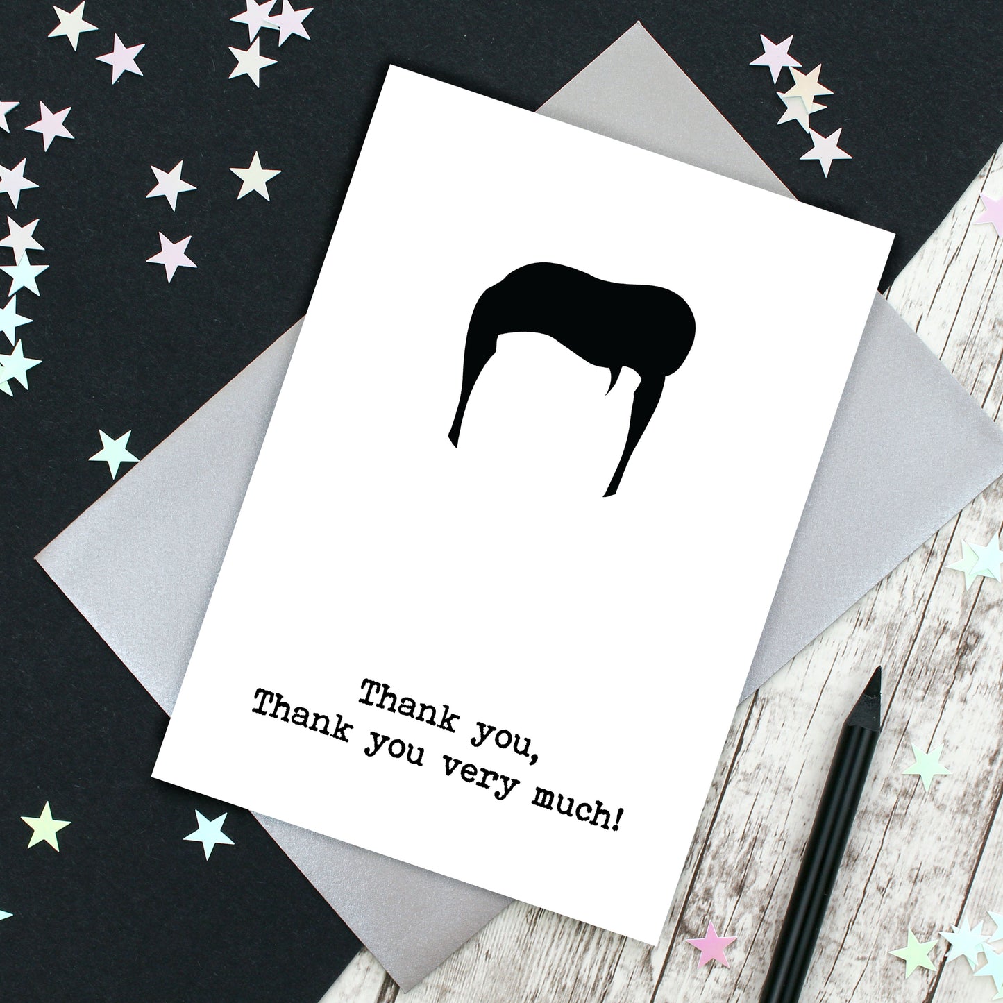 Thank you very much Elvis card