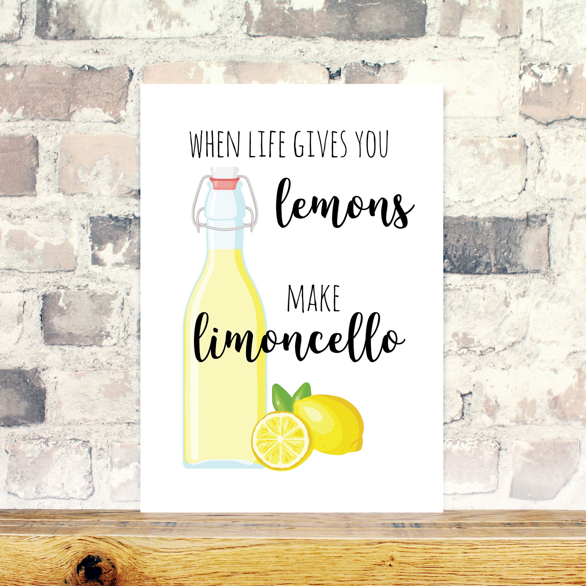 When Life Gives You Lemons, Ask for Tequila and Salt metalen When Life Gives You Lemons, Ask for Tequila and Salt metalen