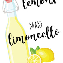 Load image into Gallery viewer, Close up of limoncello print