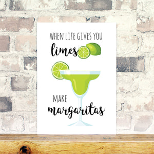 When life gives you limes print