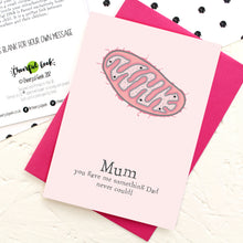 Load image into Gallery viewer, Mitochondria Mother&#39;s Day Card