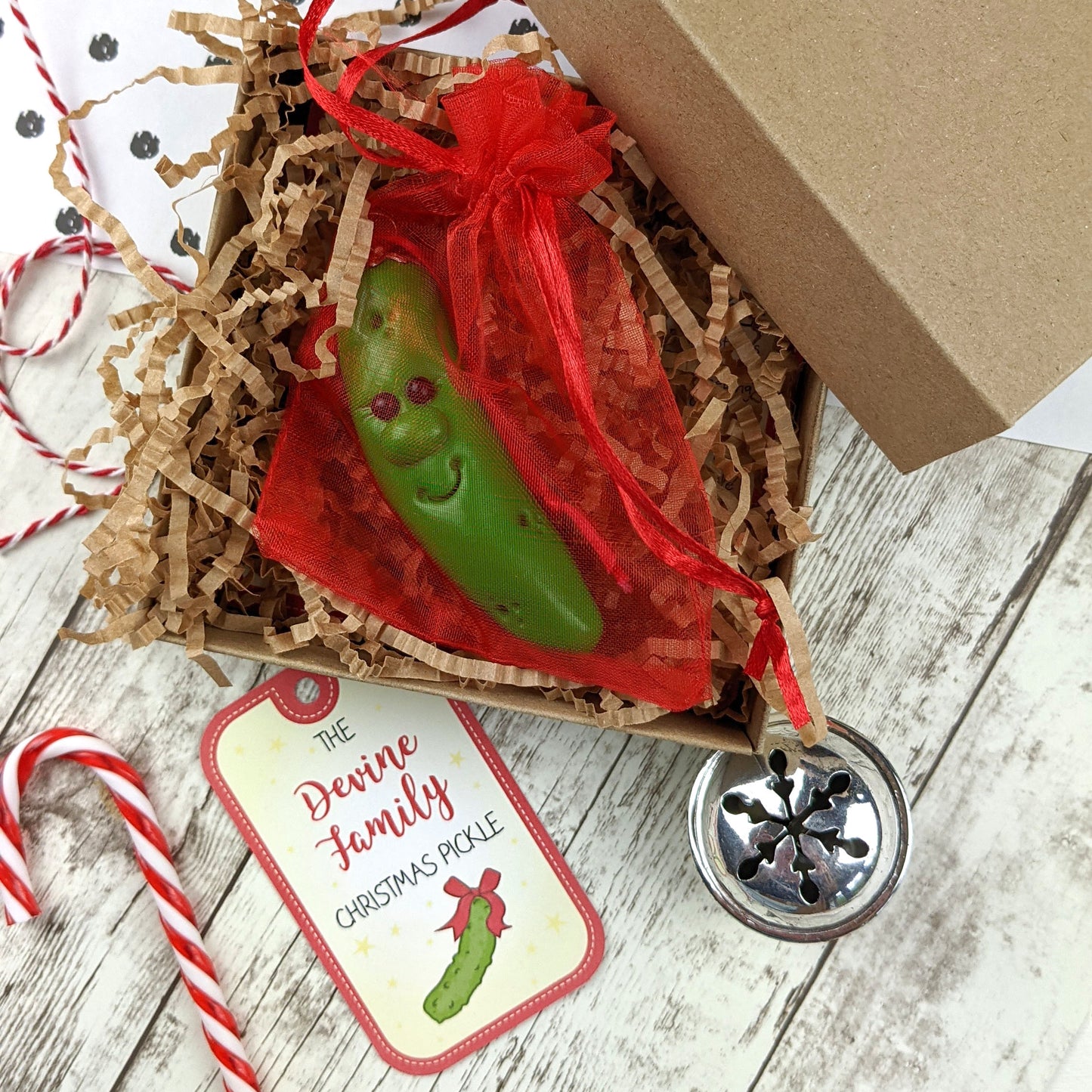 Christmas Pickle, Personalised Christmas Tree Decoration, The Christmas Pickle Tradition