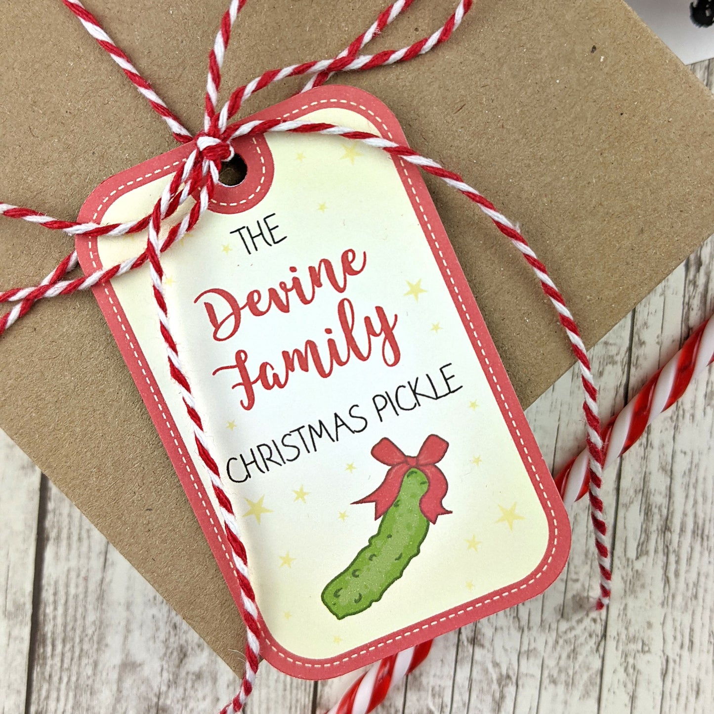 Christmas Pickle, Personalised Christmas Tree Decoration, The Christmas Pickle Tradition