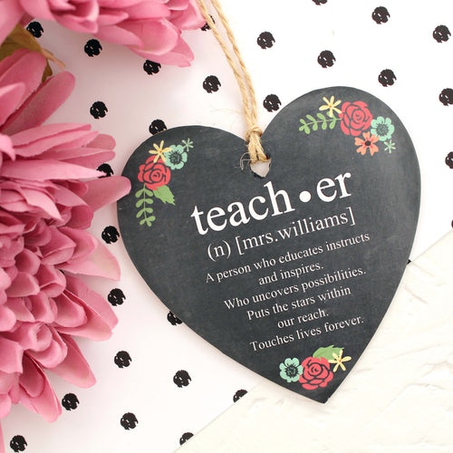 Teacher definition heart