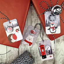 Load image into Gallery viewer, Winter Wonderland Christmas Gift Tags with Badges